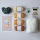 Kit Crochet Caramel, le chaton – Coffret Complet, Patron PDF