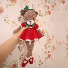 Tenue de Noël pour grand amigurumi : patron au crochet PDF
